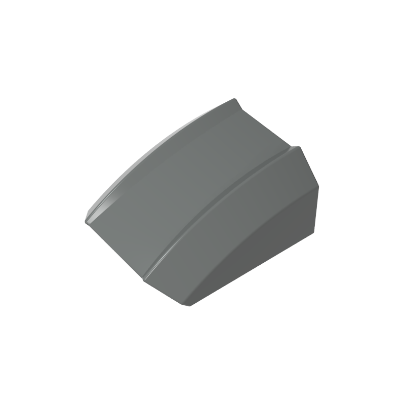Slope Curved 2 x 2 with Lip, No Studs