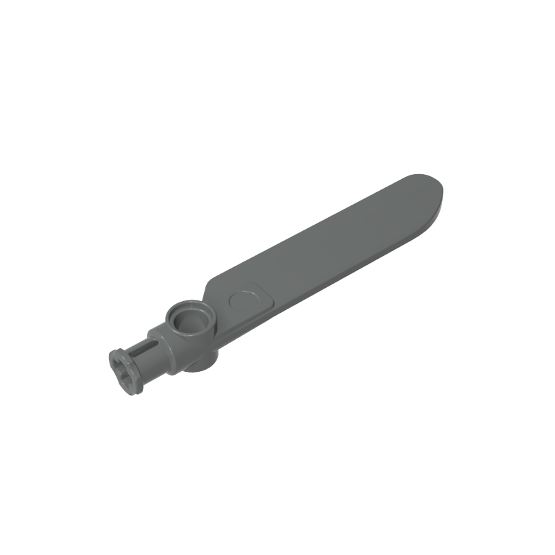 Technic Rotor Blade Small with Hole and Axle Connector End