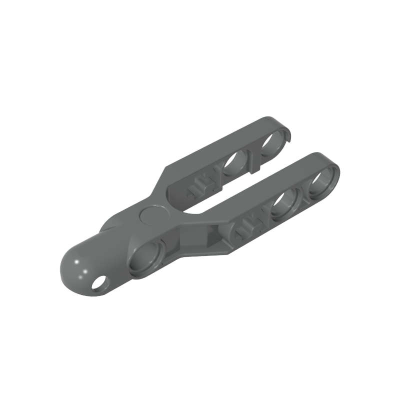 Technic Steering Arm 5.5 x 2 with Towball Socket Rounded, Chamfered