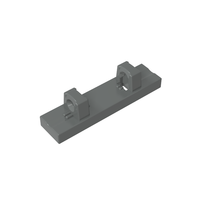 Hinge Tile 1 x 4 Locking Dual 1 Fingers on Top [8 Locking Ridges]