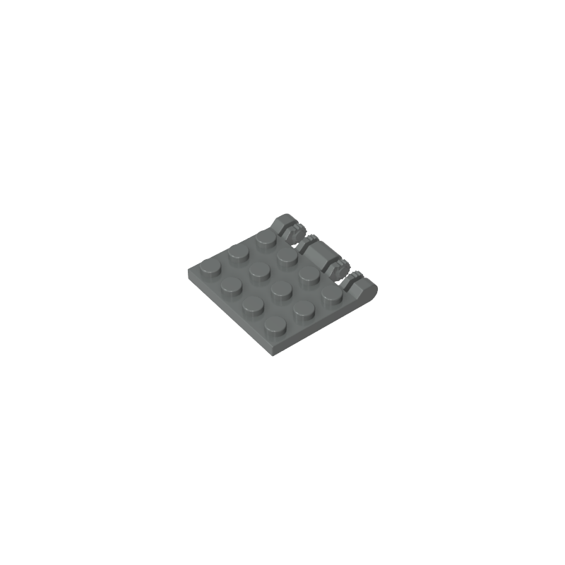 Hinge Plate 3 x 4 Locking Dual 2 Finger, 9 Teeth