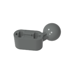 Technic Beam 1 x 2 with Ball Joint Angled