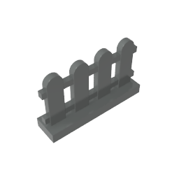 Picket Fence 1 x 4 x 2
