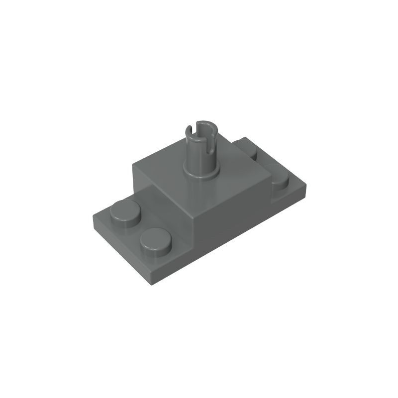 Brick Special 2 x 4, with 2 x 2 Brick with Top Pin and 1 x 2 Side Plates