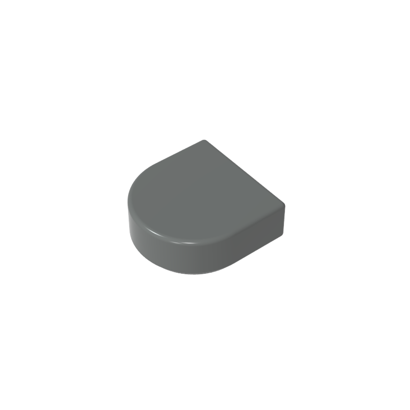 Tile 1 x 1 Half Circle