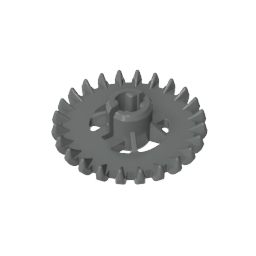 Technic Gear 24 Tooth Crown with Reinforcements [New Style]