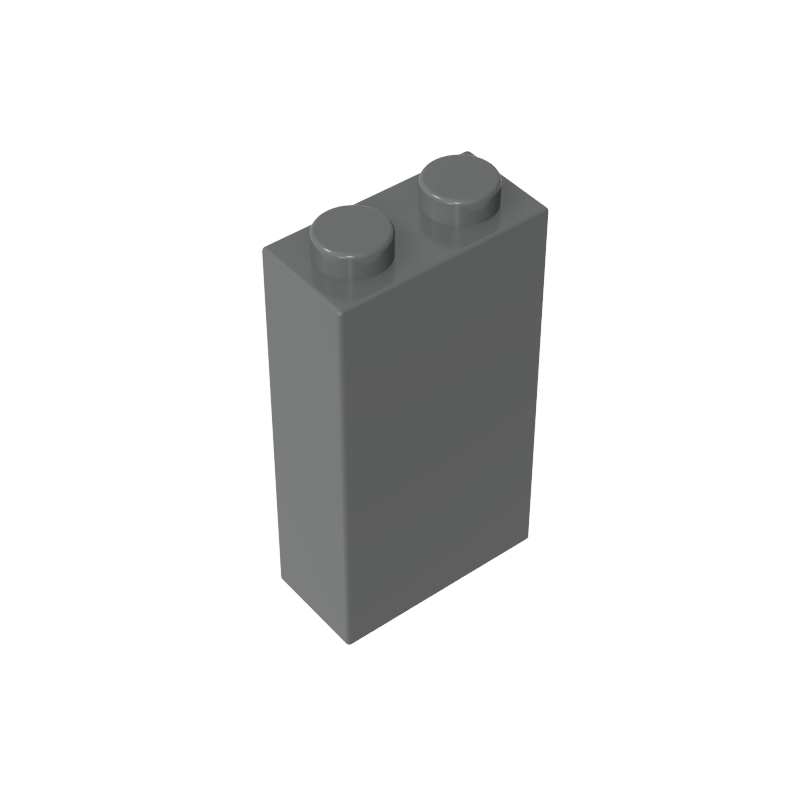 Brick 1 x 2 x 3 with Bottom Stud Holder
