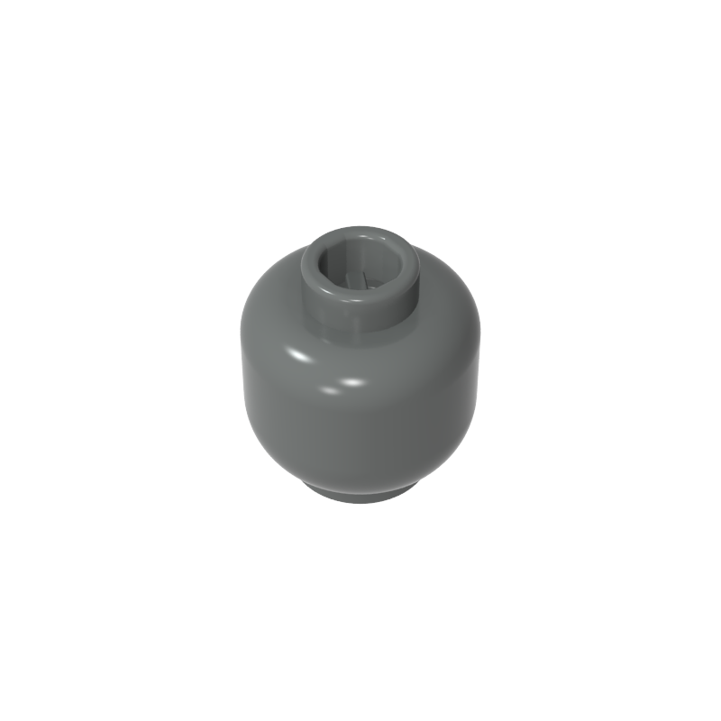 Minifig Head Plain [Blocked Open Stud]