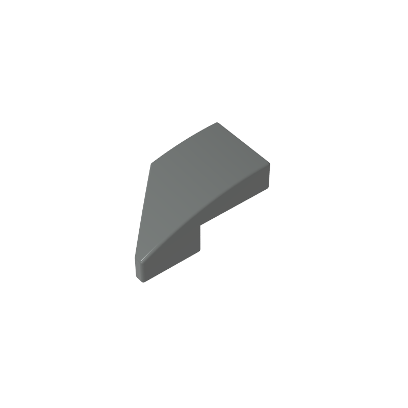 Slope Curved 2 x 1 with Stud Notch Right