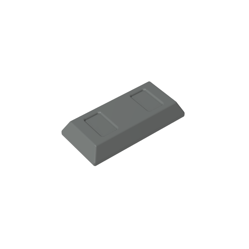Tile Special 1 x 2 with Sloped Walls AKA Money / Gold Bar [Ingot]