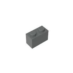 Brick 1 x 2 without Bottom Tube