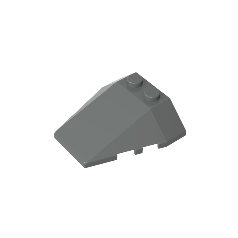 Wedge Sloped 4 x 4 Triple, Stud Notches