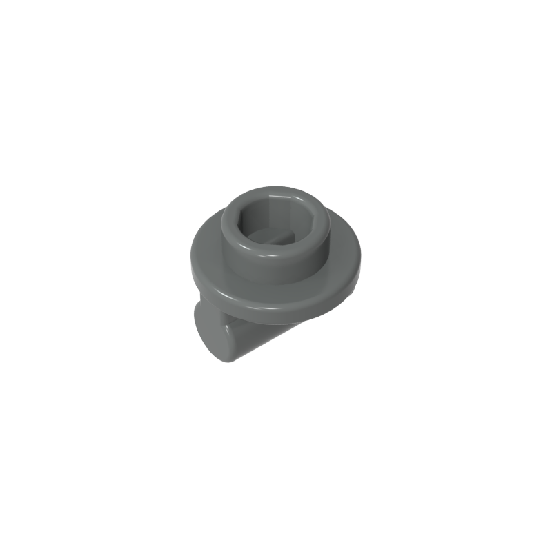 Plate Round 1 x 1 with Hollow Stud and Bar on Underside