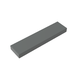 Tile 1 x 4 with Groove