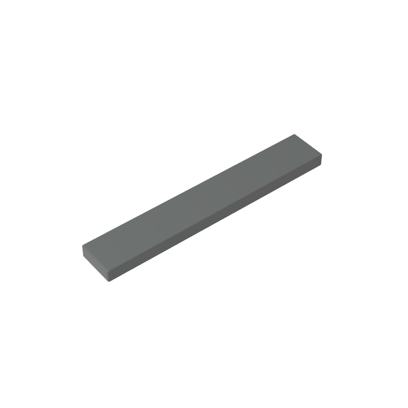 Tile 1 x 6 with Groove