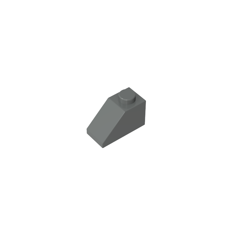 Slope 45° 2 x 1 with Bottom Pin