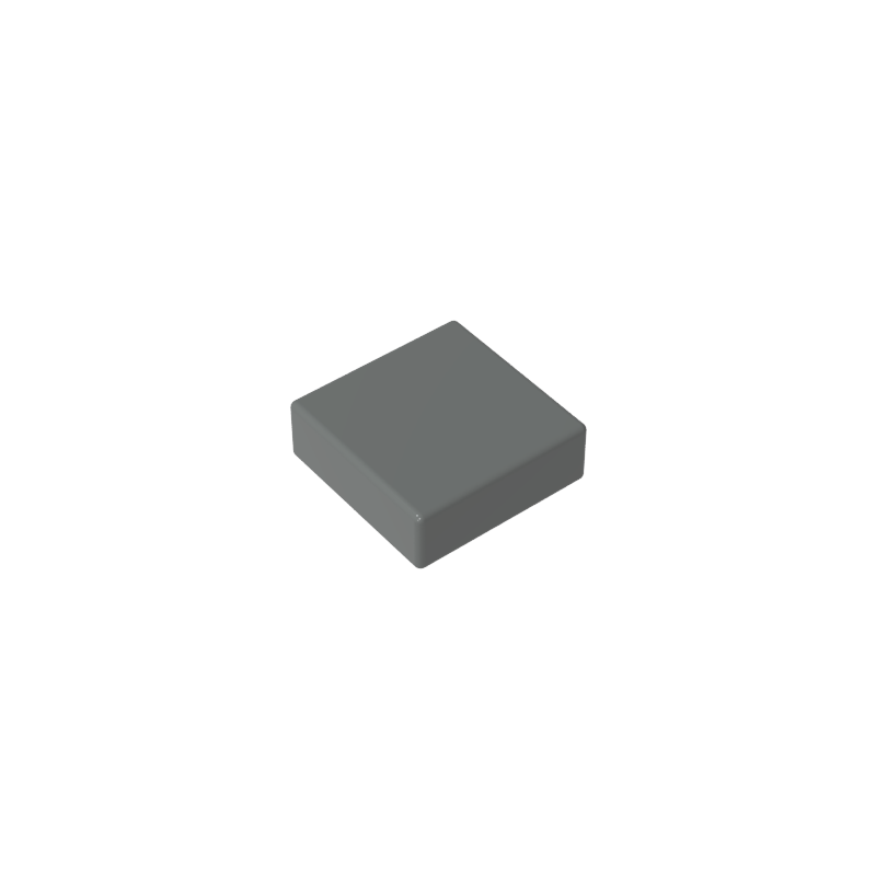 Tile 1 x 1 with Groove