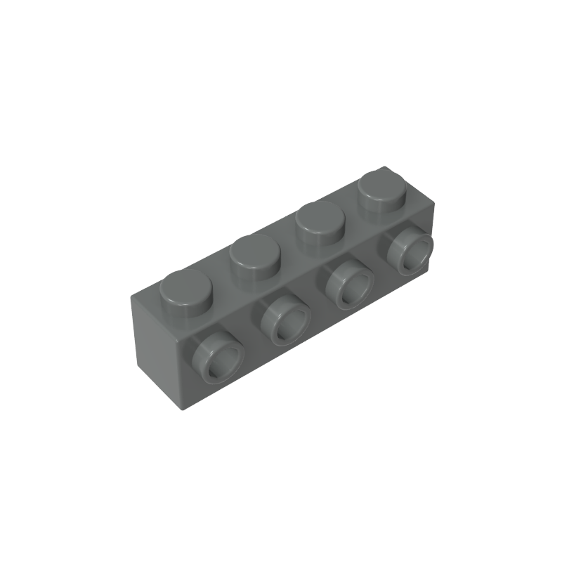 Brick Special 1 x 4 with 4 Studs on One Side