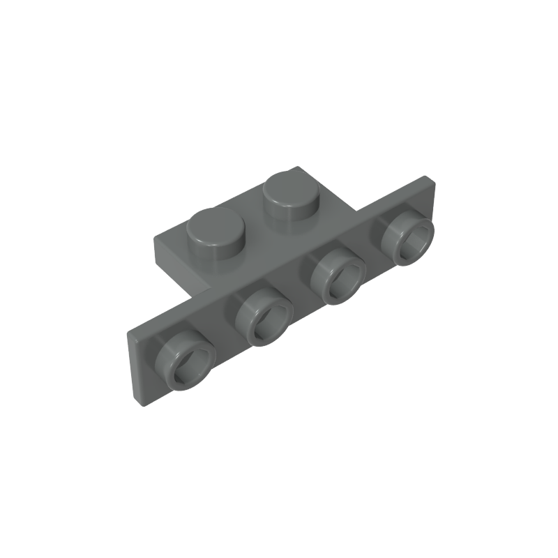 Bracket 1 x 2 - 1 x 4 [Rounded Corners]