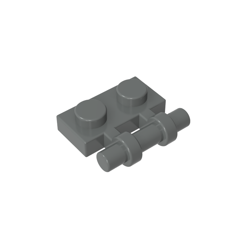 Plate Special 1 x 2 Side Handle [Free Ends]
