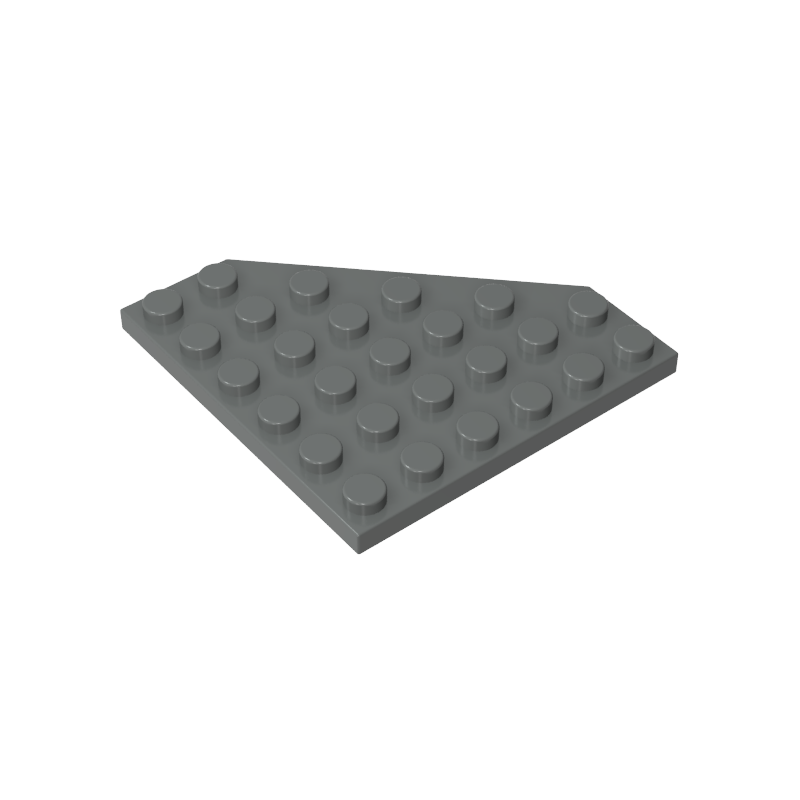Wedge Plate 6 x 6 Cut Corner