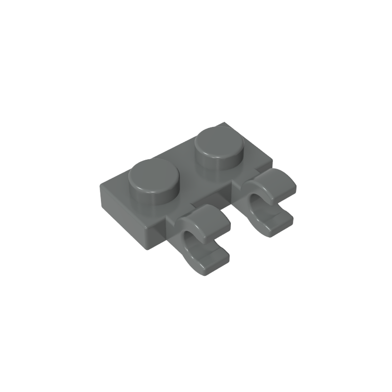 Plate Special 1 x 2 with Clips Horizontal [Thick U-Clips]