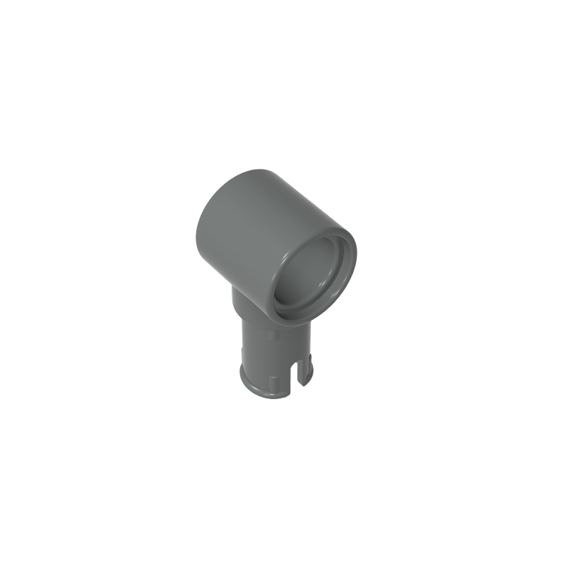 Technic Pin Connector Hub with 1 Pin with Friction Ridges Lengthwise