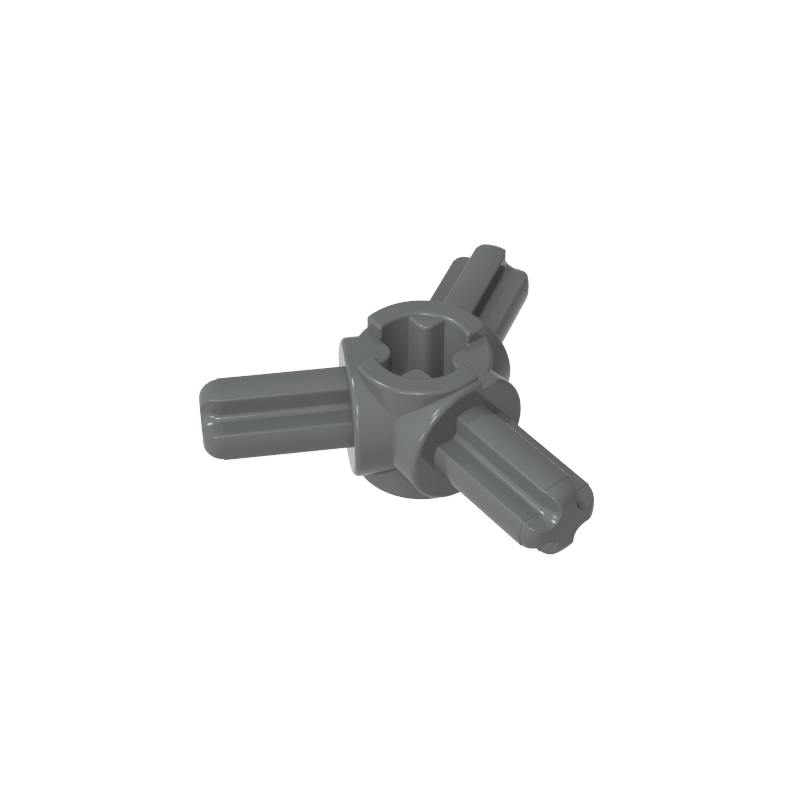 Technic Axle Connector Hub with 3 Axles at 120°