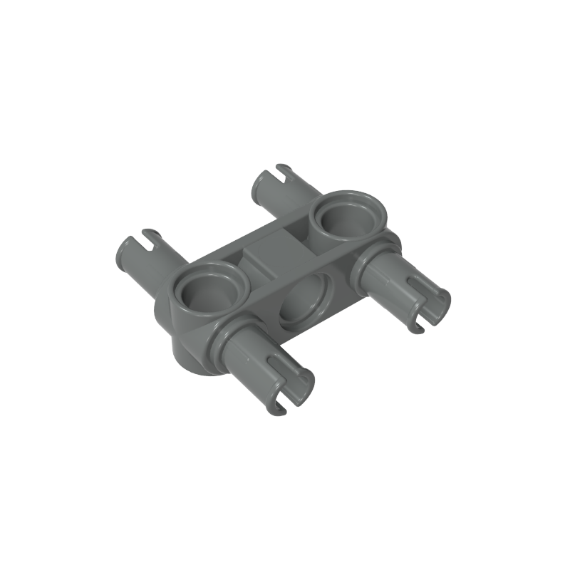 Technic Pin Connector Hub Perpendicular 3L with 4 Pins