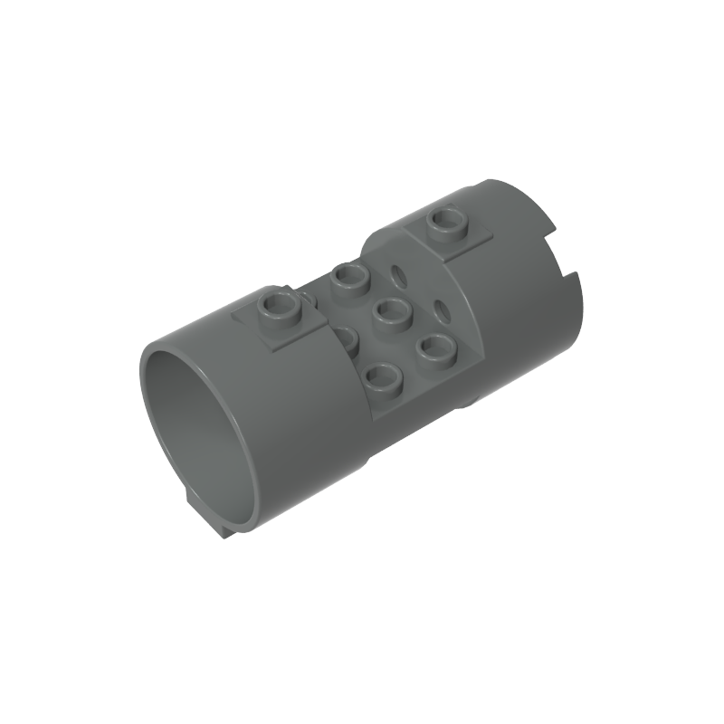 Cylinder 3 x 6 x 2 2/3 Horizontal Open Studs - Color ID 72