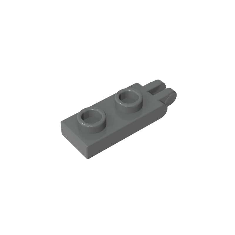 Hinge Plate 1 x 2 with 2 Fingers and Hollow Studs - Color ID 72