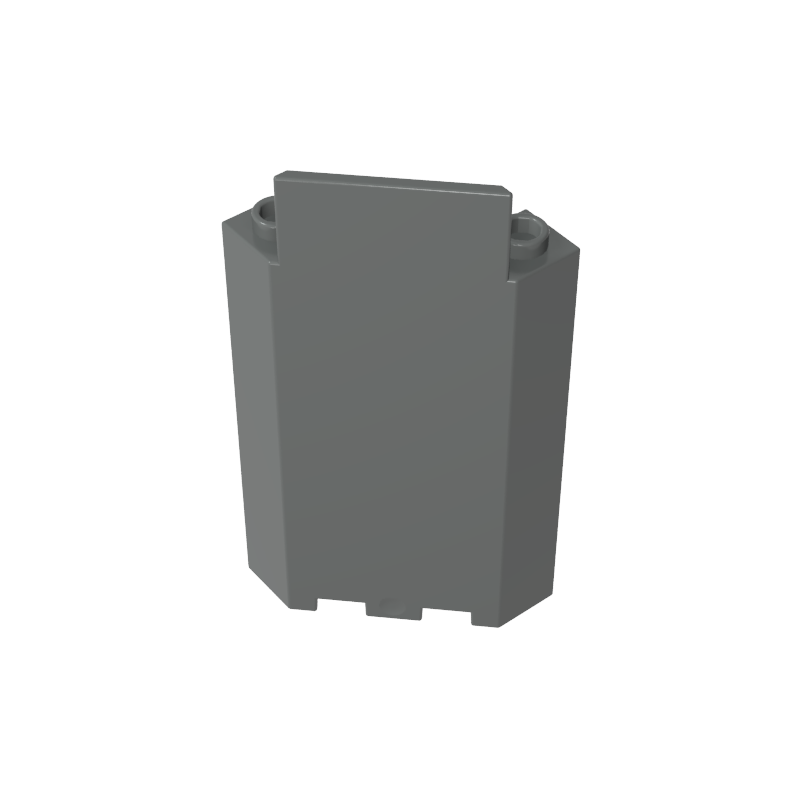 Panel 3 x 3 x 6 Corner Wall without Bottom Indentations - Color ID 72