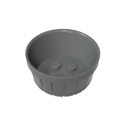 Barrel Half Large with Axle Hole
