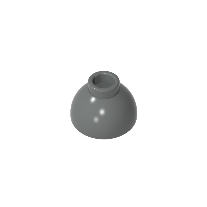 Brick Round 1.5 x 1.5 Dome Top [Plain]