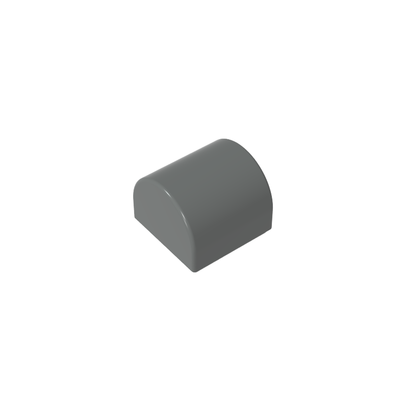 Brick Curved 1 x 1 x 2/3 Double Curved Top, No Studs