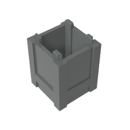 Container Box 2 x 2 x 2 - Top Opening