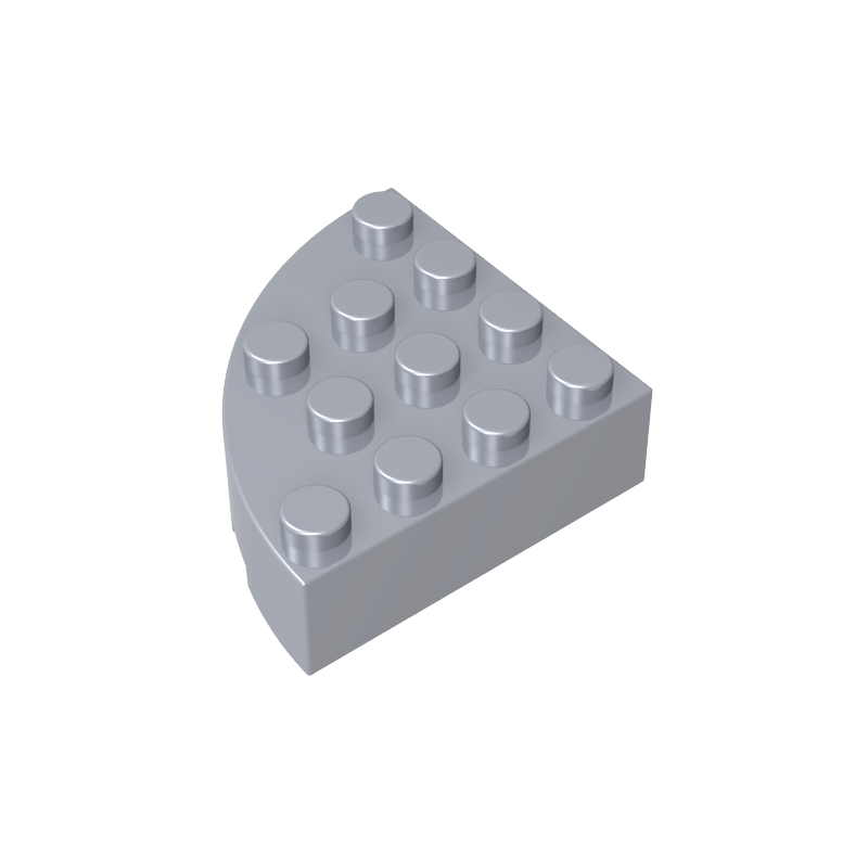 Brick Round Corner 4 x 4 Full Brick
