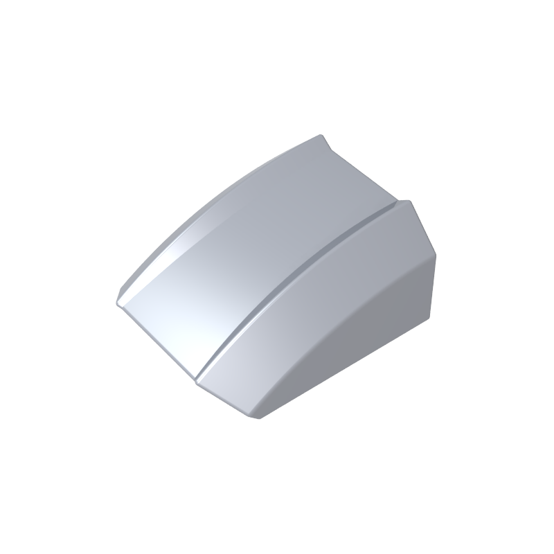 Slope Curved 2 x 2 with Lip, No Studs