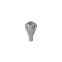 Cone 1 x 1 Inverted with Bar at Bottom (Ice Cream Cone)