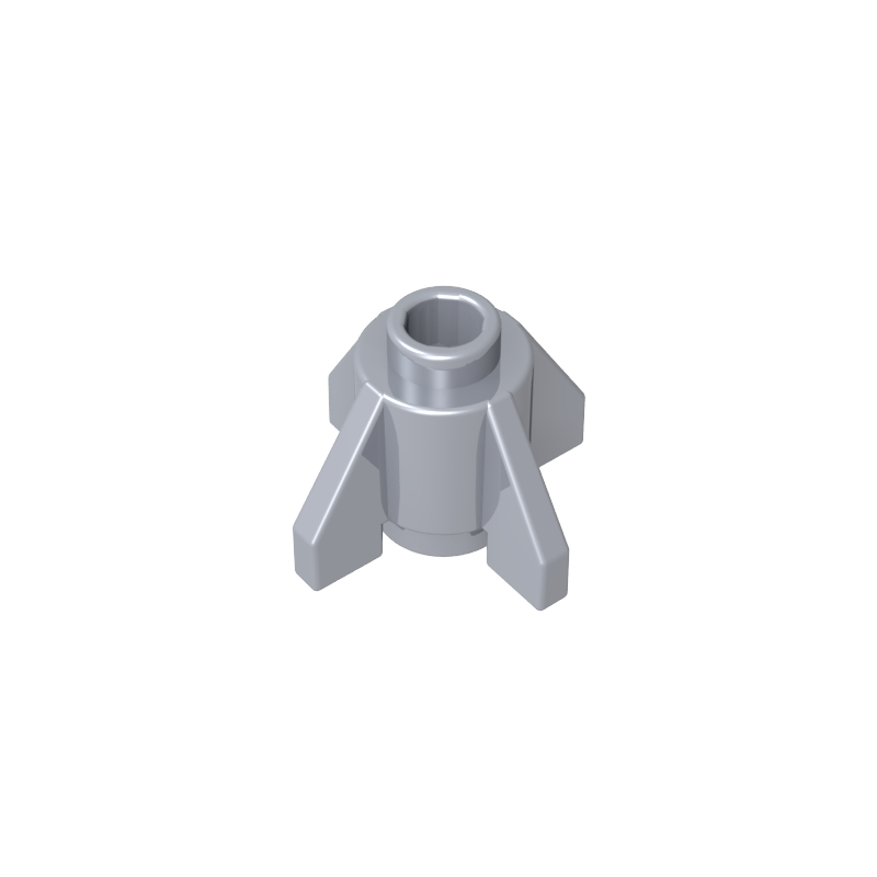 Brick Round 1 x 1 with Fins, Open Stud