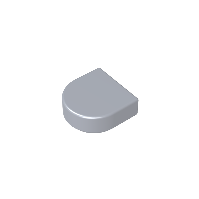 Tile 1 x 1 Half Circle
