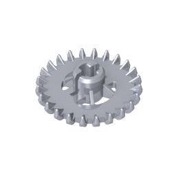 Technic Gear 24 Tooth Crown with Reinforcements [New Style]
