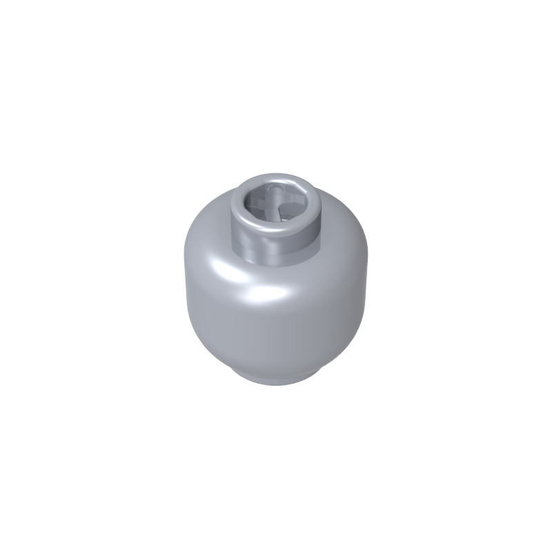 Minifig Head Plain [Blocked Open Stud]