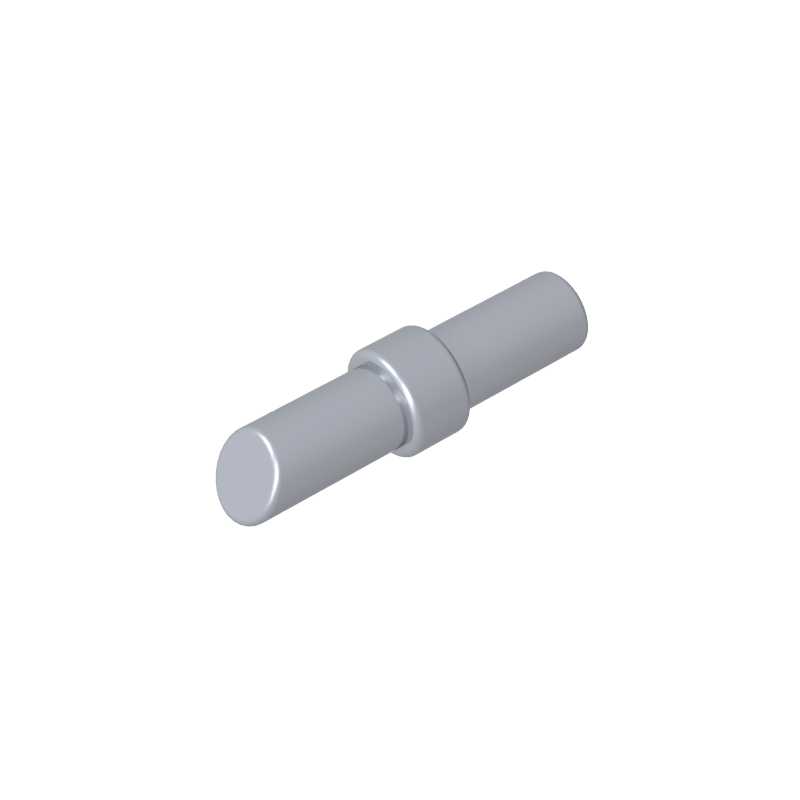 Lipstick with Light Bluish Gray Handle
