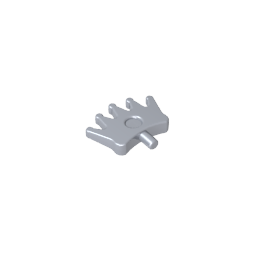 Headwear Accessory Crown / Tiara with 5 Points and Pin