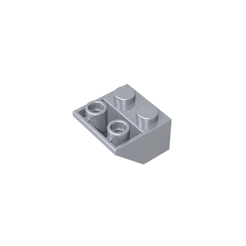 Slope Inverted 45° 2 x 2 [Ovoid Bottom Pin, Bar-sized Stud Holes]