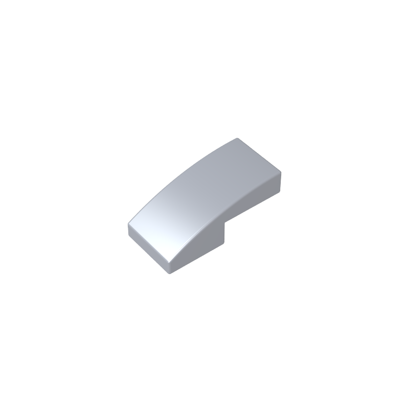 Slope Curved 2 x 1 No Studs [1/2 Bow]