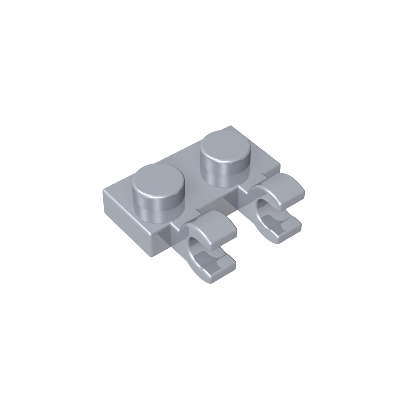 Plate Special 1 x 2 with Clips Horizontal [Thick U-Clips]
