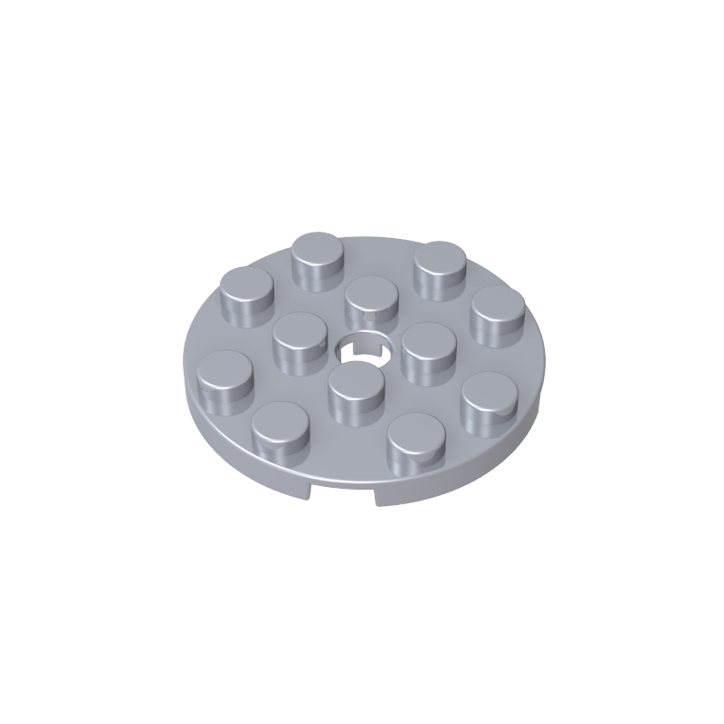 Plate Round 4 x 4 with Pin Hole