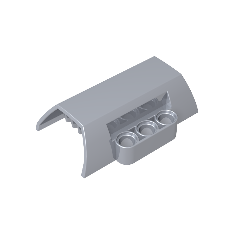 Technic Engine Block Half / Side Intake Panel - Color ID 73